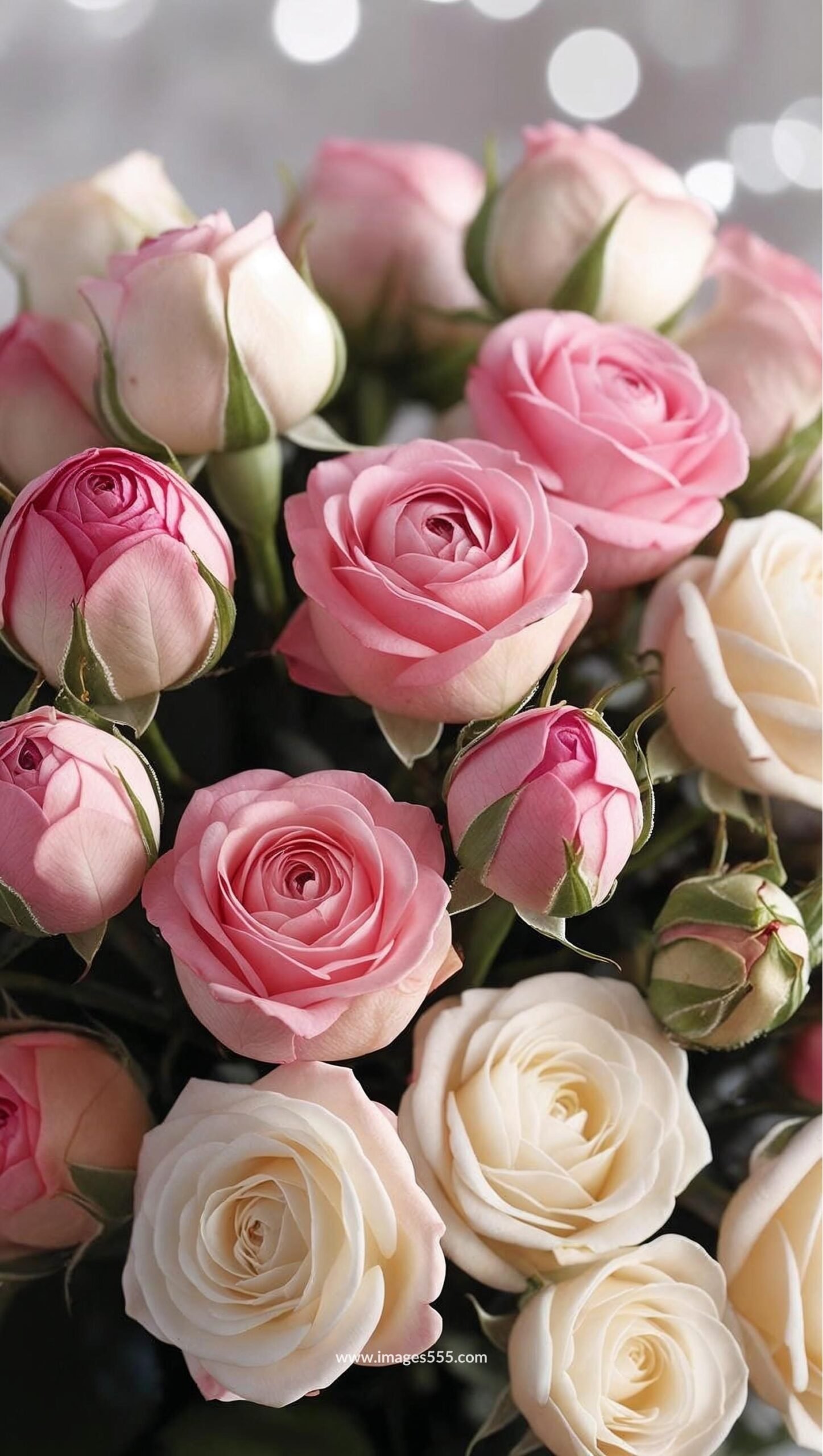 White Pink Roses Images, white pink roses, pink roses, pink rose buds, pink rose bouquets,